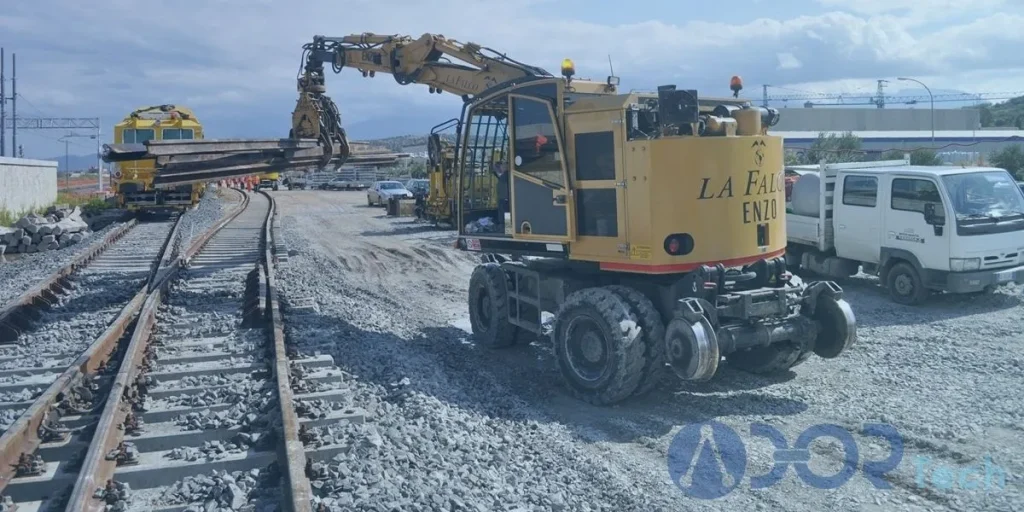 What activities are involved in railway infrastructure maintenance