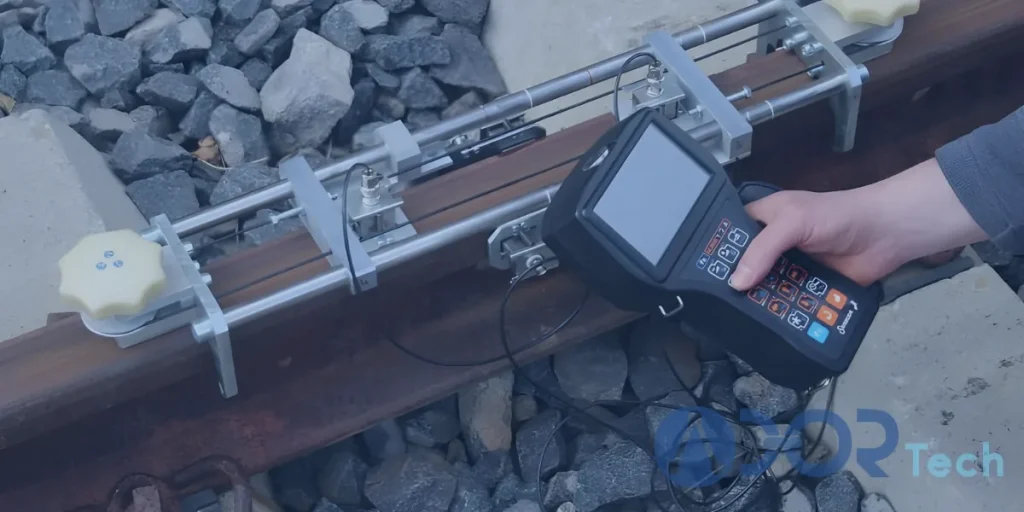 Handheld ultrasonic flaw detector applications for railway track inspection