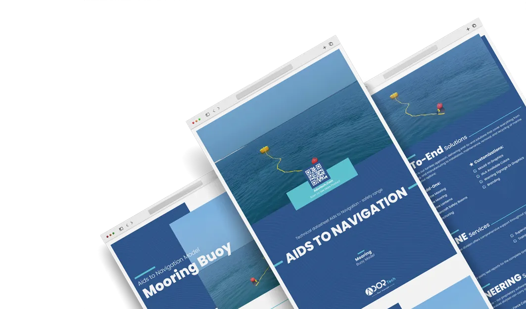 Mooring buoy catalog brochure